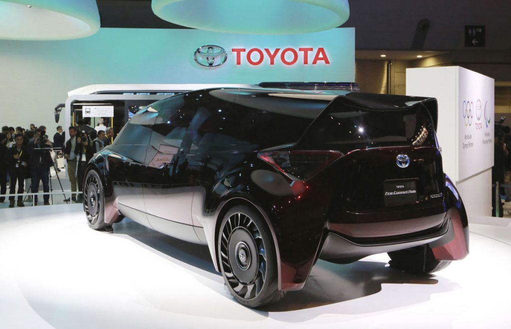 Toyota Concept during the media preview of the Tokyo Motor Show in Tokyo Wednesday, October 25, 2017.
