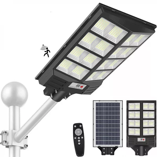 1500W Solar Street Light With Sensor And Remote