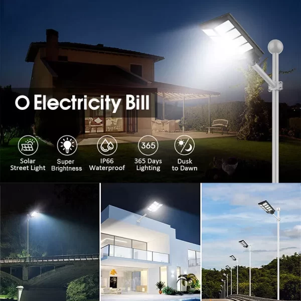 1500W Solar Street Light With Sensor And Remote - Image 11