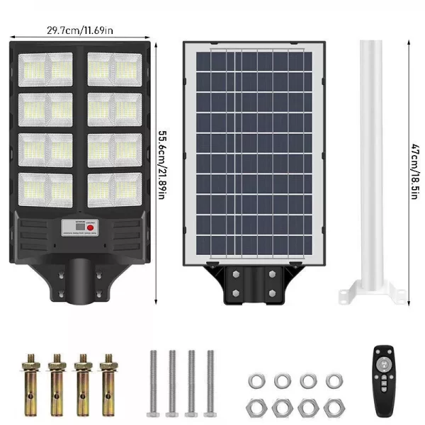 1500W Solar Street Light With Sensor And Remote - Image 3