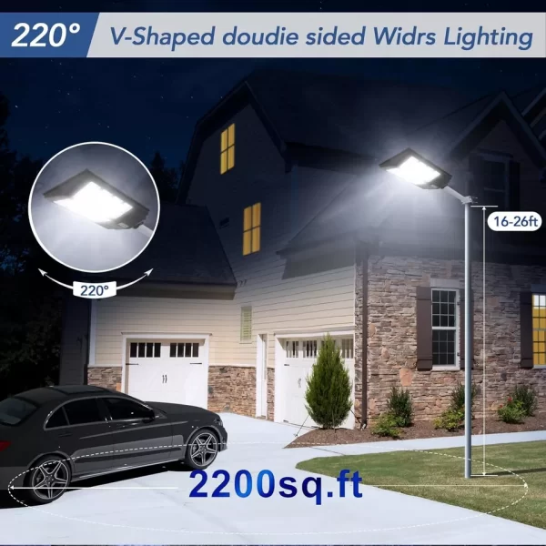 1500W Solar Street Light With Sensor And Remote - Image 10