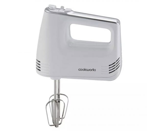 3-in-1 Electric Hand Mixer with Storage, Beaters & Dough Hooks by Cookworks - Image 4