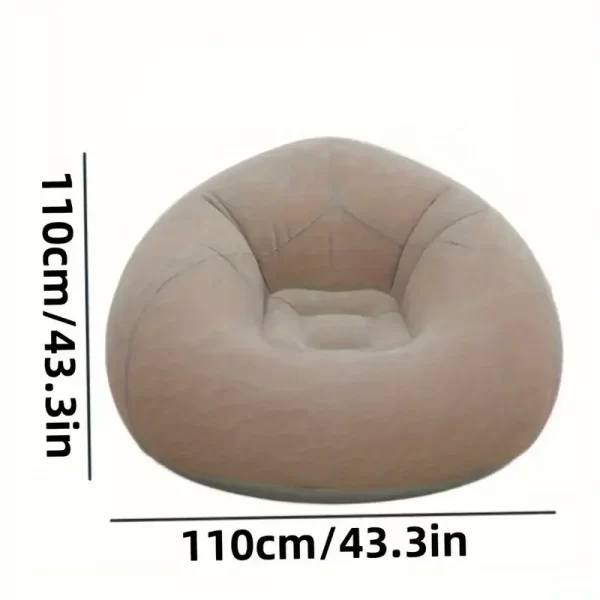 Comfort Plus Inflatable Sofa Chair – PVC Bean Bag Lounge for Home, Outdoor, and Camping - Image 3