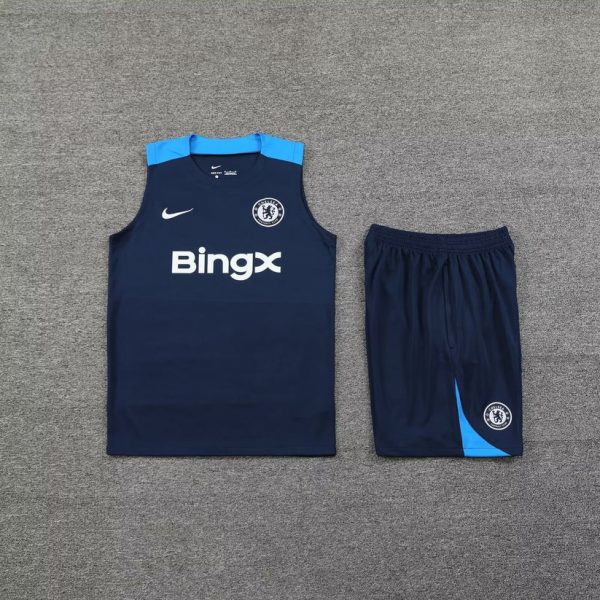 Chelsea sleeveless Training  2024/2025 - Blue - Image 3