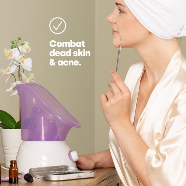 AromaGlow Facial Steamer & Inhaler with Dual Nose-Cones and Diffuser - Image 5