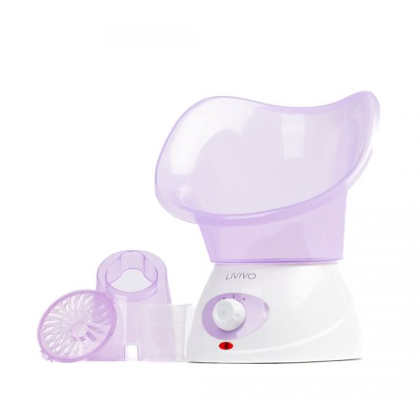 AromaGlow Facial Steamer & Inhaler with Dual Nose-Cones and Diffuser