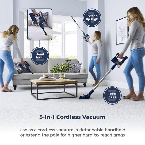 SwiftClean Cordless 3-in-1 Vacuum Cleaner - Image 5