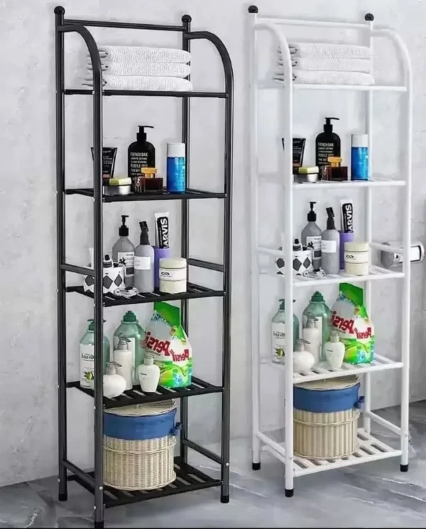 All-in-One Bathroom Organizer Rack