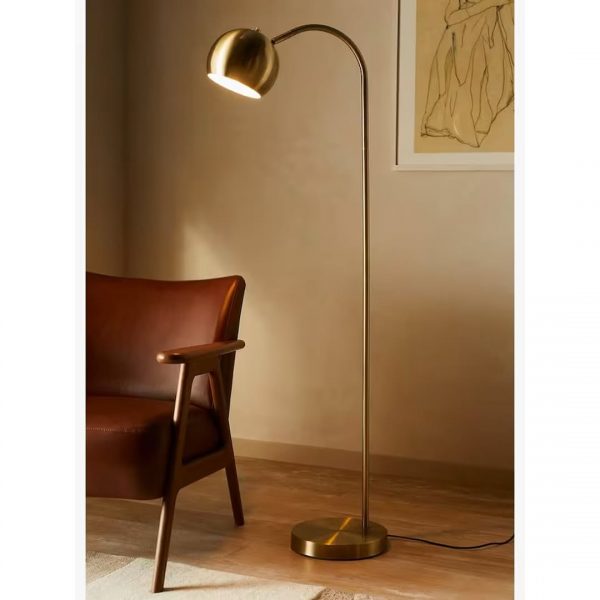 Light and Living Mette Floor Lamp - Gold - Image 3