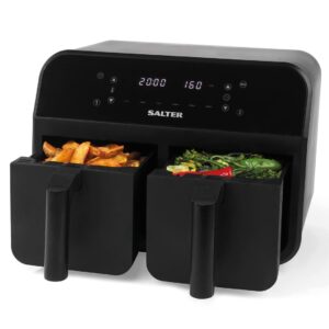 Salter Dual Air Fryer – Energy-Saving 6-in-1 Cooking Power
