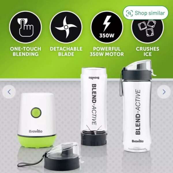 Breville Blend Active Personal Smoothie Blender - Image 4
