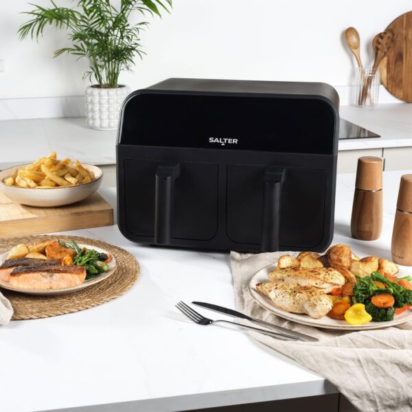Salter Dual Air Fryer – Energy-Saving 6-in-1 Cooking Power - Image 7