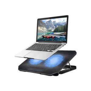 Ergonomic Adjustable Laptop Stand with Silent Cooling Fan