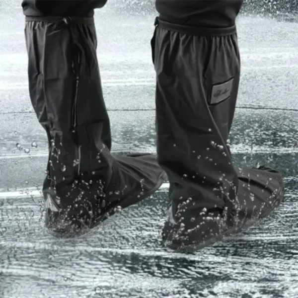 Long Waterproof Rain Boot Covers – Sporty, Durable & Anti-Slip - Image 2