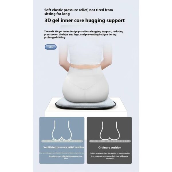 USB Cooling Seat Cushion – Breathable Ventilation Pad for Office & Car - Image 3